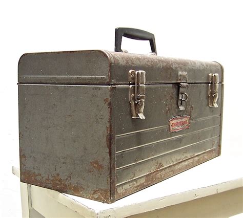 googlevintage mechanics metal small tool boxes|Vintage Small Metal Tool Box for sale .